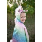 Unicorn Dragon Cape Rainbow Reversible 